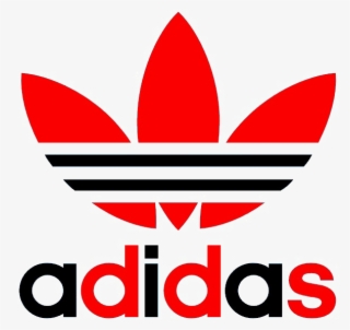 Adidas Logo Png Photo Background - Transparent Red Adidas Logo