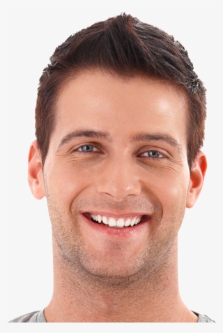 A Man Smiling - Cut With Bangs Men