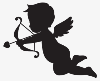 Cupid Silhouette Transparent Image