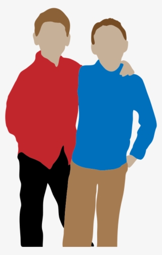 Medium Image - Two Boys Cartoon Png