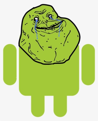 Forever Alone Clipart Transparent - Android Browser Logo Png