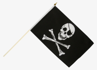 Pirate Skull And Bones Hand Waving Flag - Pirate Flag