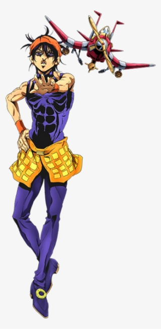 Tv Anime Narancia And Aerosmith Reveal - Jojo Golden Wind Narancia