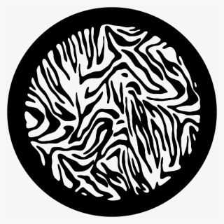 Zebra Print 1 Gobo - Circle