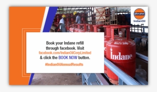 #book Your Indane Refill Through Our Facebook Page - Indian Oil Corporation