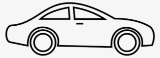 Cartoon Fast Car Clipart - Black And White Car Clip Art