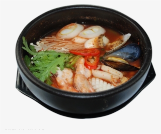 Kimchi Jjigae Squid As Food Clam Hot - Cazuela De Camaron Png