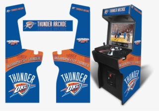 Custom Permanent Full Size Oklahoma City Thunder Inspired - Arcade Cabinet Star Wars