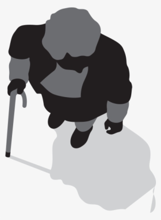 Older Person - Silhouette