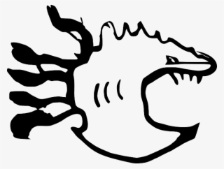Open, Cartoon, Lips, Fish, Mouth, Eat, Sea, Teeth, - Animated Fish With Teeth