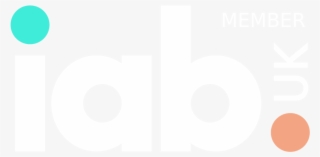 Iab Logo White Orange Background