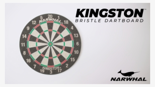 Narwhal Kingston Official Size Self-healing Bristle - Dart Board Cut Out
