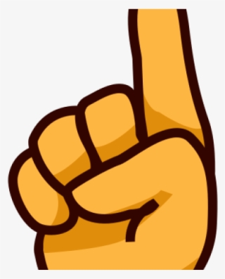 Hand Emoji Clipart Thumbs Up - Finger Pointing Up Clipart