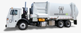 Left Side View Of A New Way Sidewinder Xtr - Garbage Truck Side View