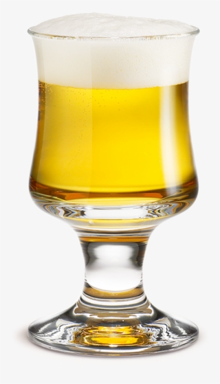 Beer Glass - Holmegaard Danish Ships Clear Water Goblet