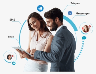 Start A Conversation On Facebook Messenger And Telegram - Instant Messaging