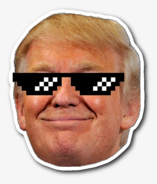 Trump Thug Life Sticker - Senior Citizen