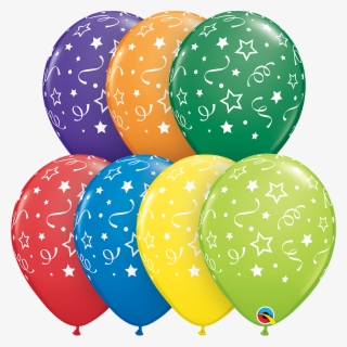 87291 Stars, Dots, & Confetti Latex Balloon - Balloon