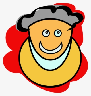 Smiling Cartoon Man Svg Clip Arts 564 X 597 Px