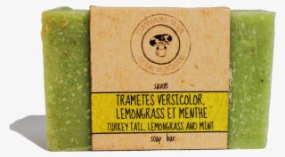 Green Turekey Tail, Lemongrass, Mint Mycomedicinal - Soap