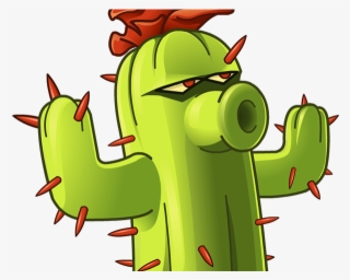 Plants Vs Zombies Clipart Cartoon - Plantas Versus Zombies Cactus
