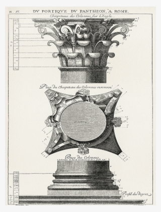 Roman Columns - Pantheon Column Sketch