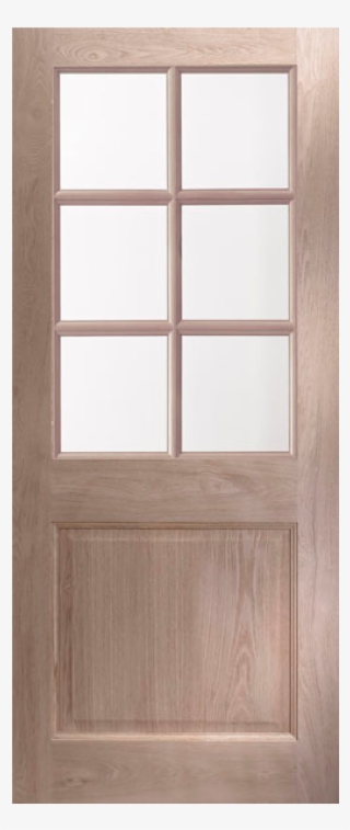 Jeld-wen Brooke 6 Lite Glazed Oak Veneer Exterior Door - Doors Exterior Wooden Glazed