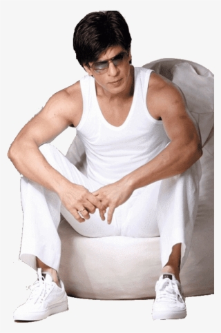 Shahrukh Khan Sitting On Bean Bag - Shahrukh Khan White Shoes