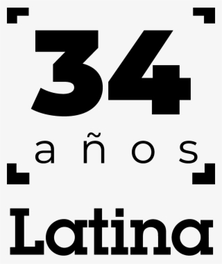 Latina Logo 34 Aniversario - Poster