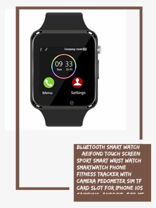 Bluetooth Smart Watch Aeifond Touch Screen Sport Smart - Analog Watch
