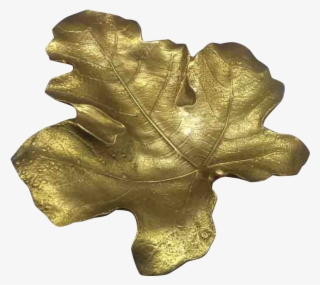 Virginia Metalcrafters Fig Leaf Solid Brass Oskar Hansen - Maple Leaf