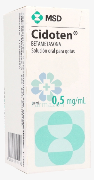 cidoten solución oral para gotas 0,5 mg/ml x 30 ml - packaging and labeling