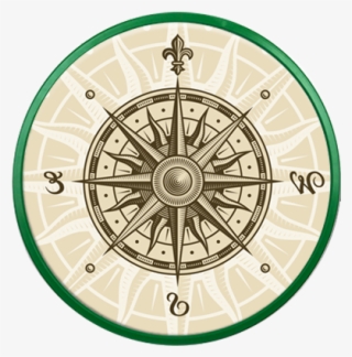 Old Compass Rose Vector