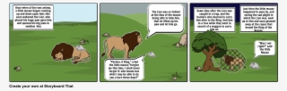 The Lion And The Mouse - Cartoon