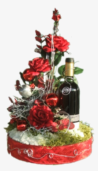 Christmas Gift Arrangement - Garden Roses
