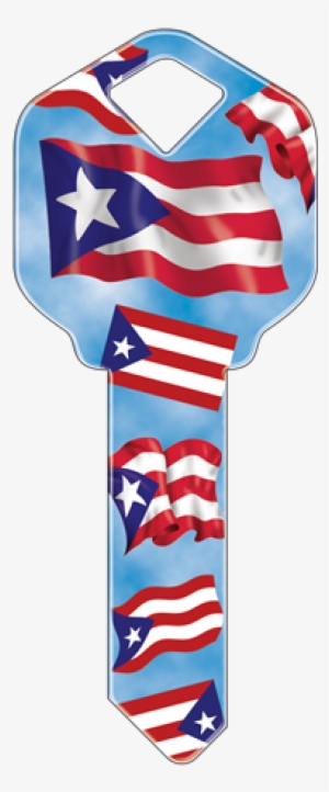 Happy Keys- Puerto Rican Flag Key - Flag