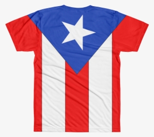 Puerto Rico Flag All Over Printed T Shirt - Captain America