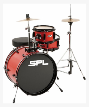 Sound Percussion Labs Lil Kicker 3-piece Jr - Pulse 3-piece Deluxe Junior Drum Set, Bright Red