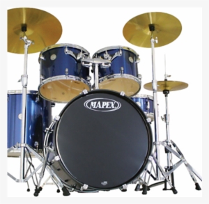 Mapex Horizon Hx 5-piece Drum Set W/ Free Tom - Mapex Horizon Hx 5-piece Drum Set W/ Free 8x7 Tom Indigo