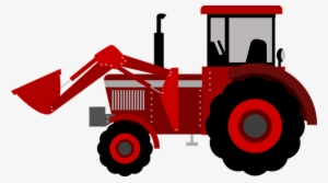 Tractor Farm Kid Agriculture Rural Field A - Tractor With Bucket Clipart