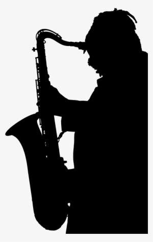 Saxophone Clipart Silhouette - Saxophone Player Silhouette Png