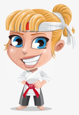 Peta The Little Karate Girl - Cartoon Karate Girl Png