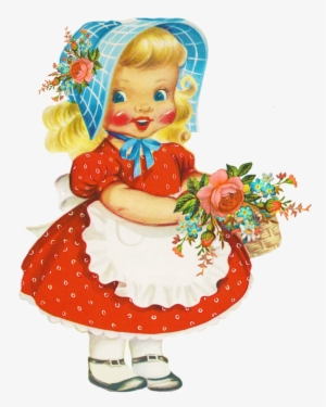 Pretty Girl Vintage Clipart