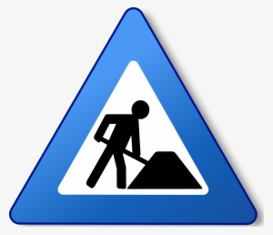 Ambox Warning Blue Construction - Under Construction Icon