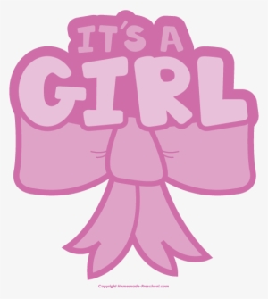 Its A Girl Png Transparent Its A Girl - Its A Girl Bow