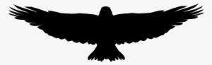 Flying Eagle Free Png Image - Silhouette Of Eagle Flying