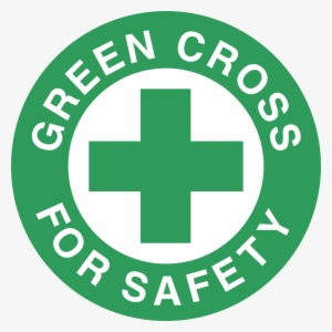 Green Cross For Safety Logo Png Transparent - Green Cross For Safety Logo