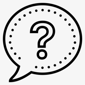 Ask Question Icon - Dot Round Png