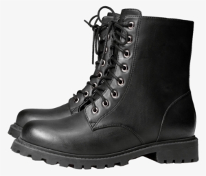 Leather Boot Png Transparent Image - Combat Boots Png