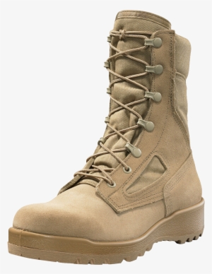 Desert Tan Combat Boots Png Image - Military Boot Png